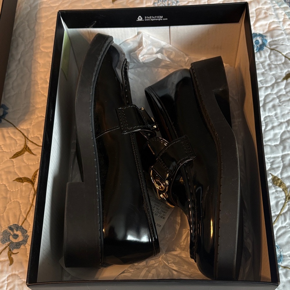 INC Visala Hardware Slip-on Loafers Back Patent Women’s Size 8 - Picture 9 of 9